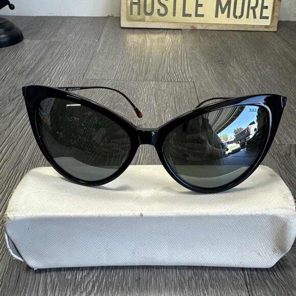 Bally Cat 3by2053a Sunglasses Black Gloss